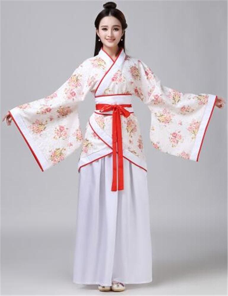 peiwen Woman's Classical Dance Costume Set/Stage Performance Suit Set/Ancient Chinese Style