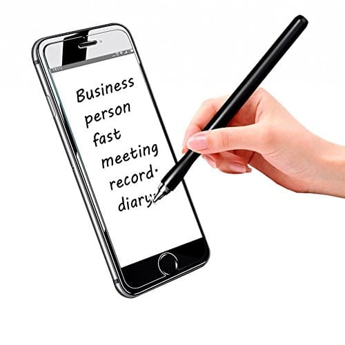 Electronic Stylus Smart Digital Pens Fine Point Capacitive Stylus Universal for Kindle Tablet iPad Mini Smartphones All Touch Screen Devices (Black)