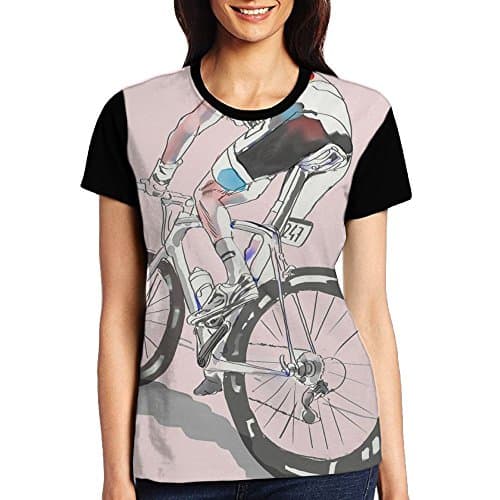 Bicycle Women's 100% Polyester T Shirts Tee