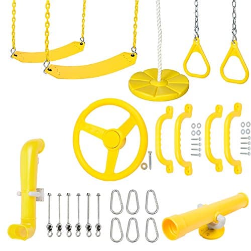 Swing Set Stuff Ultimate Kit with SSS Logo Sticker (Yellow)