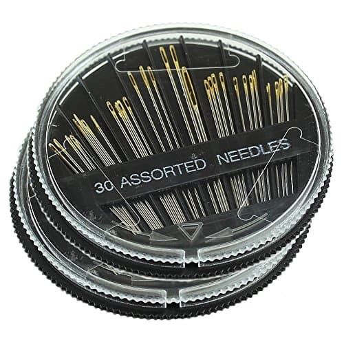 Tong 30-Count Assorted Hand Sewing Needles Set, 2 Pack