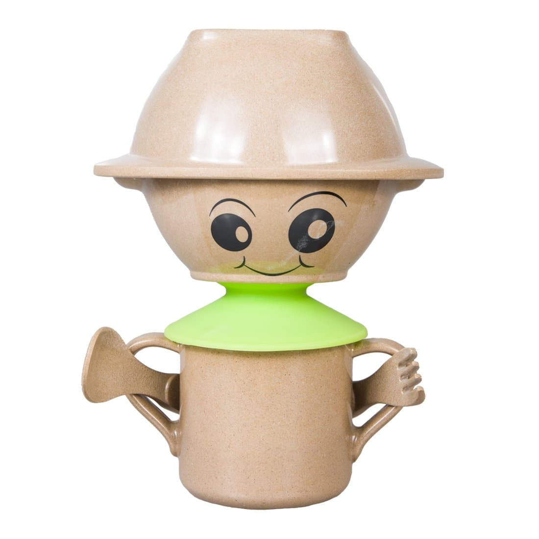 Elf Star Straw Man Rice Husk Dinnerware Set Including Dish Bowl Cup Spoon and Fork