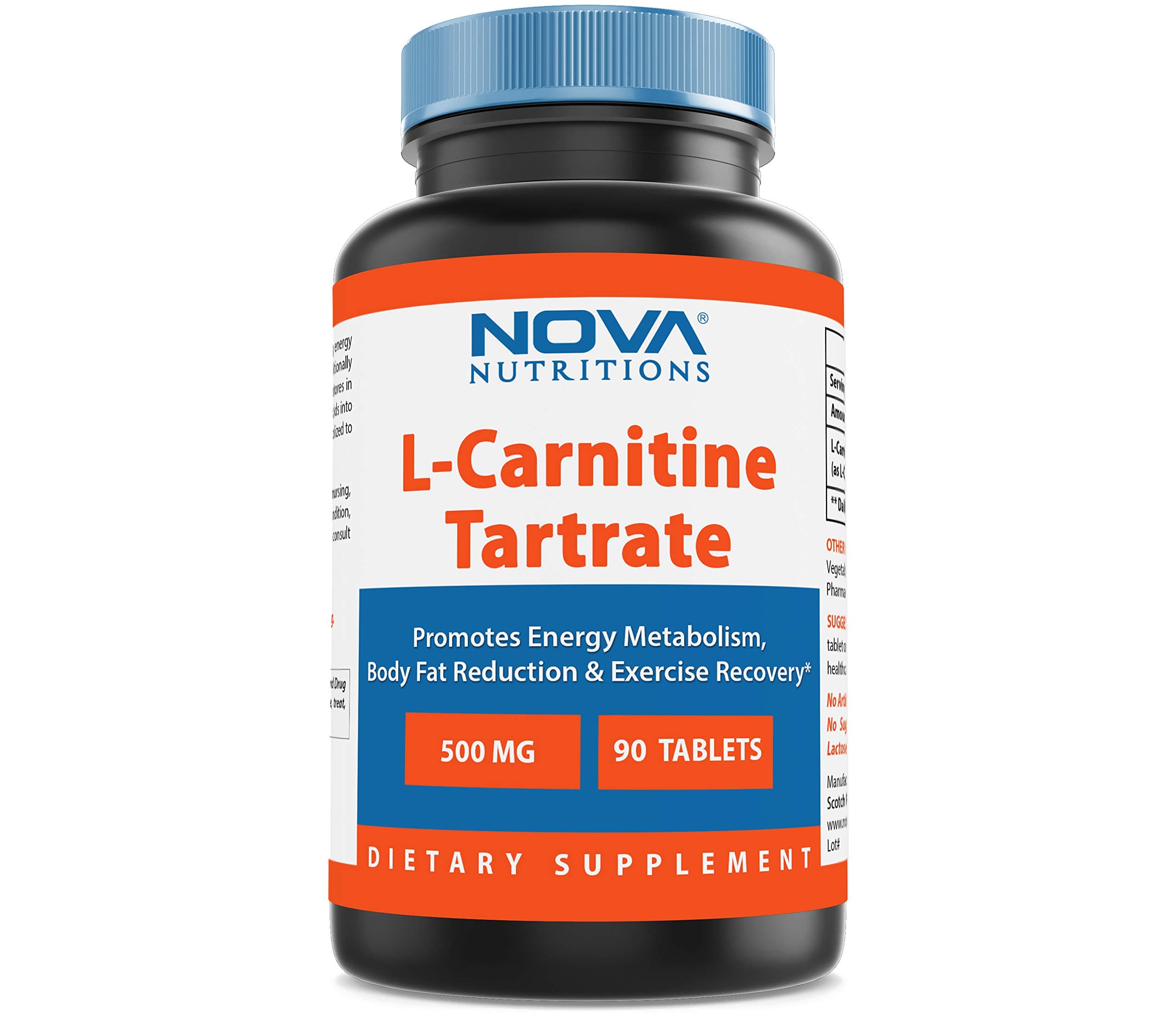 Nova Nutritions L-Carnitine 500 mg 90 Tablets
