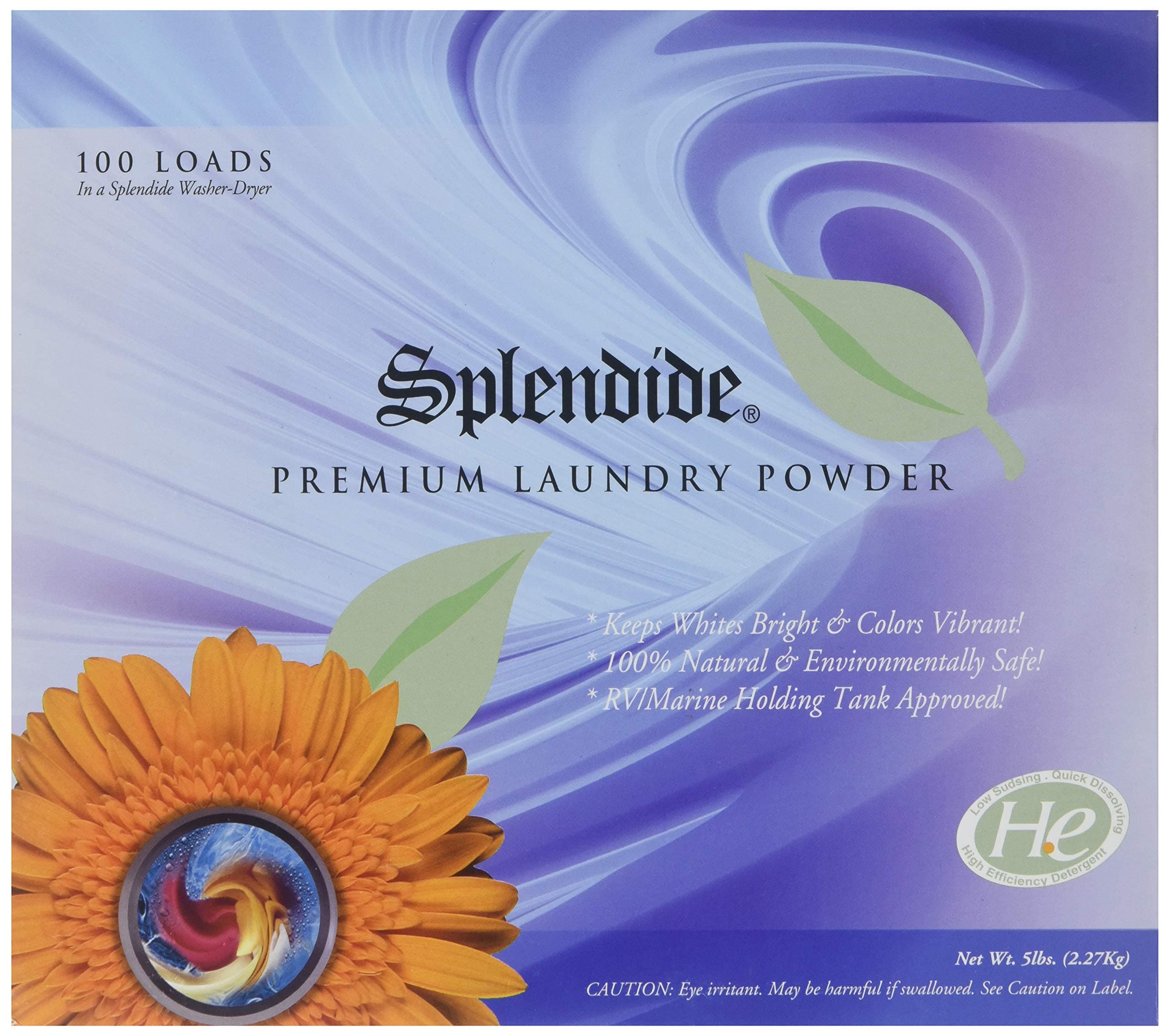 RV Premium Laundry Detergent, Powder, 5 lbs by Splendide