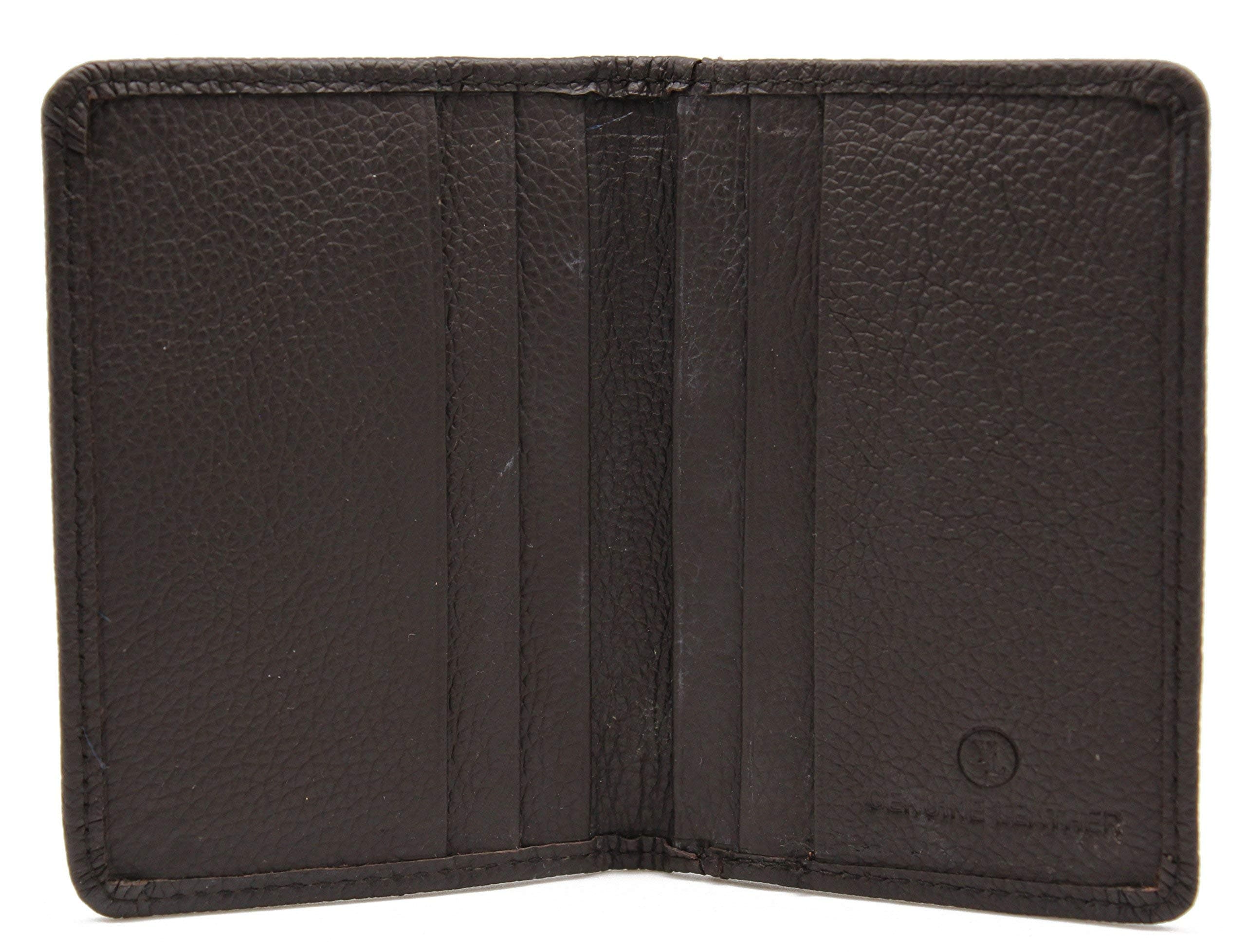 Driver Licence Card Leather Case Slim Fold Front Pocket Bi-fold Wallet ID Window