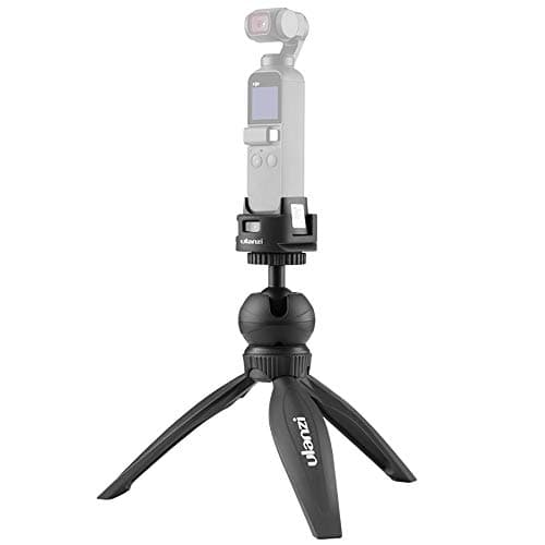ULANZI OP-4 Base Mount Adapter Compatible with DJI OSMO Pocket WiFi Base + Mini Table Tripod Reserved Type-C Charging Port Space