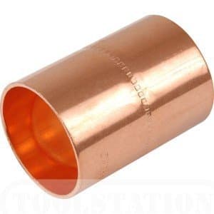 15mm Copper Coupler End Feed (Pack of 25)