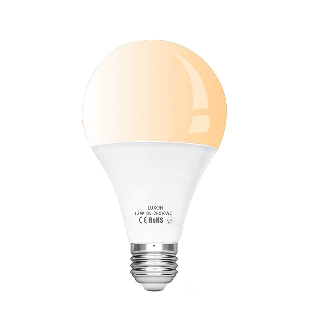 Motion Sensor Light Bulb 12W Smart Bulb Radar Dusk to Dawn LED Motion Sensor Light Bulbs E26 Base Indoor Sensor Night Lights Soft White 2700K Outdoor Motion Sensor Bulb Auto On/Off by LUXON