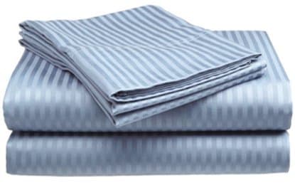 Premier Sateen Sheet Set, Twin Light Blue
