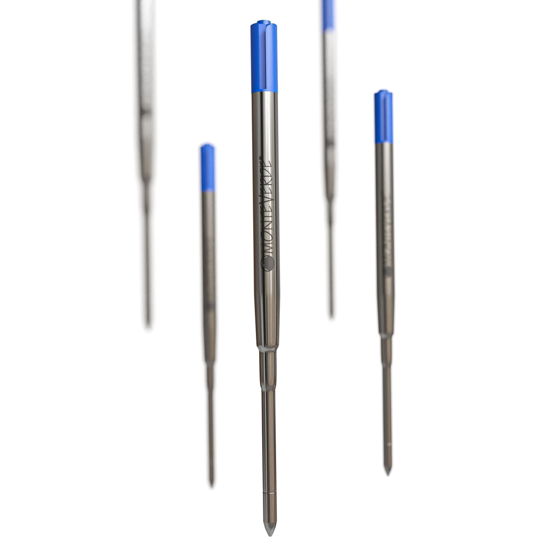 Monteverde Super Broad Point Ballpoint Soft Roll Refill for Parker Ballpoint Pens - Blue (Pack of 2)