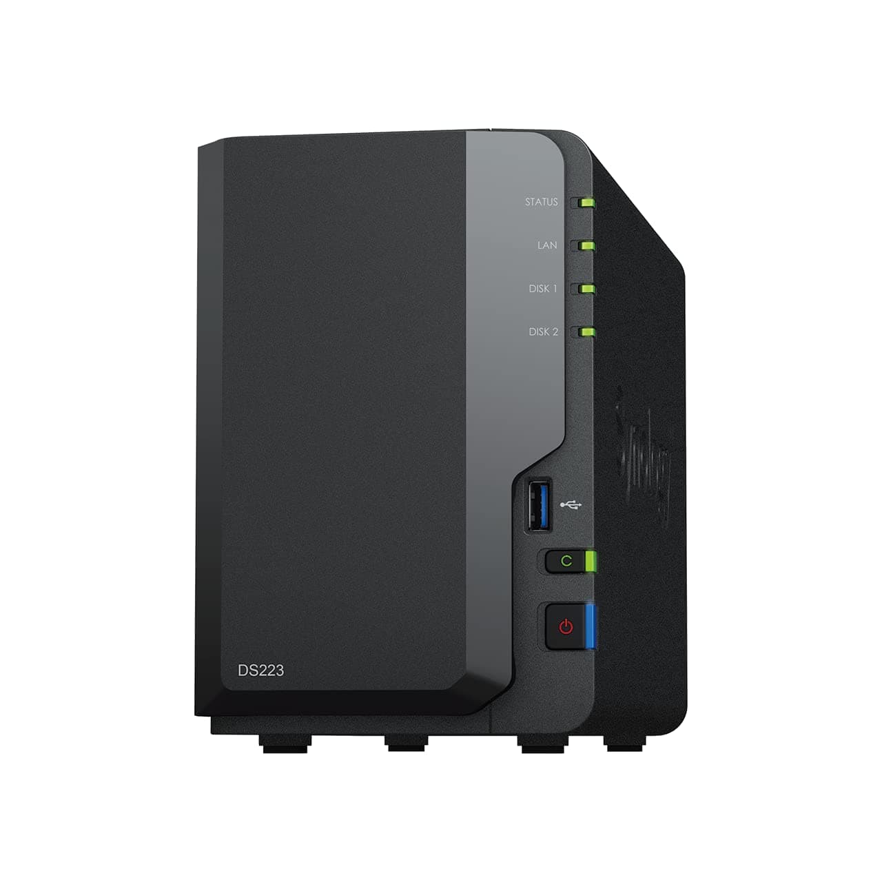 Synology 2-Bay NAS DS223 (Diskless) Black