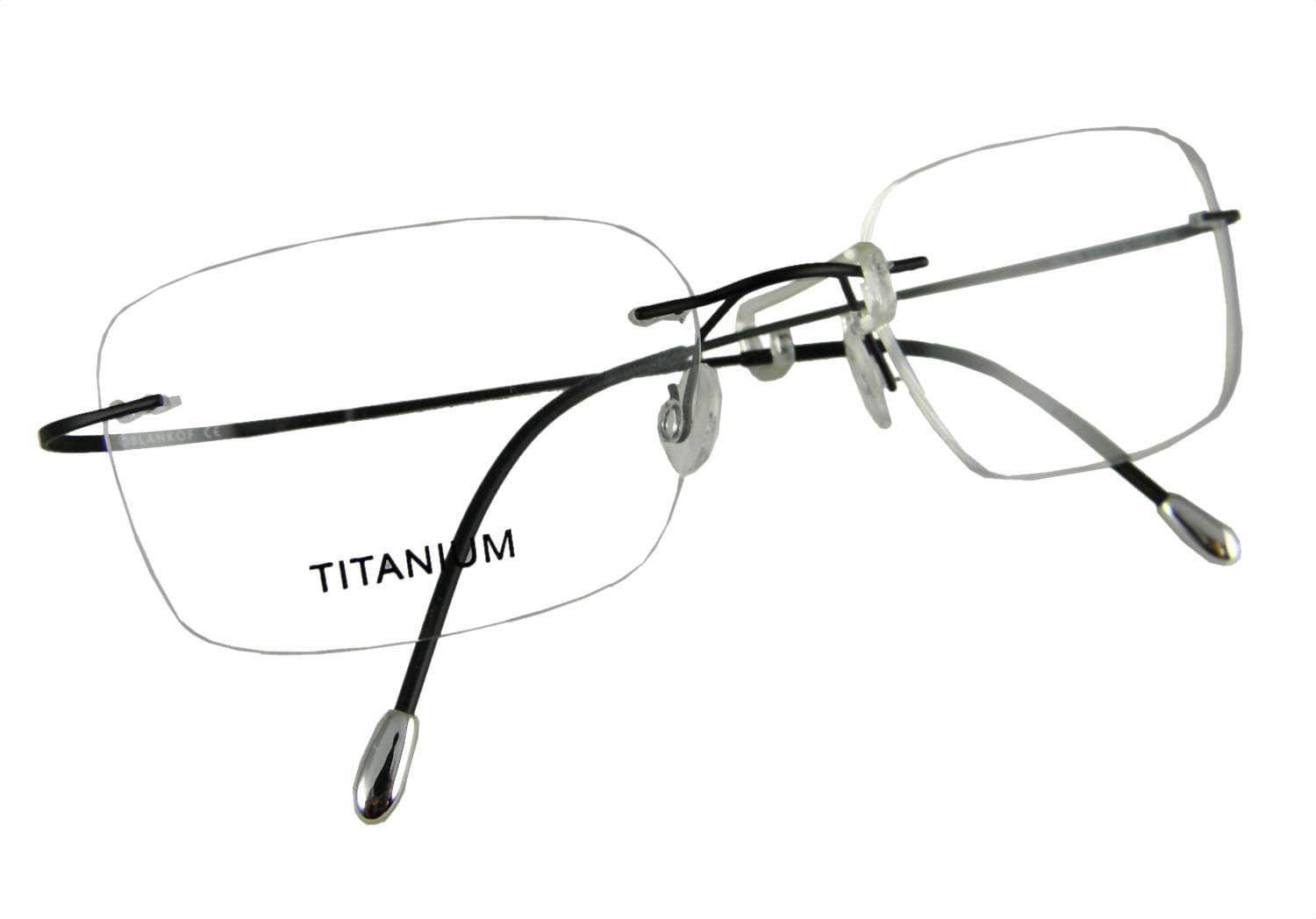 Rimless Titanium Eyeglass frames Men Hingeless Light weight 55-18-140