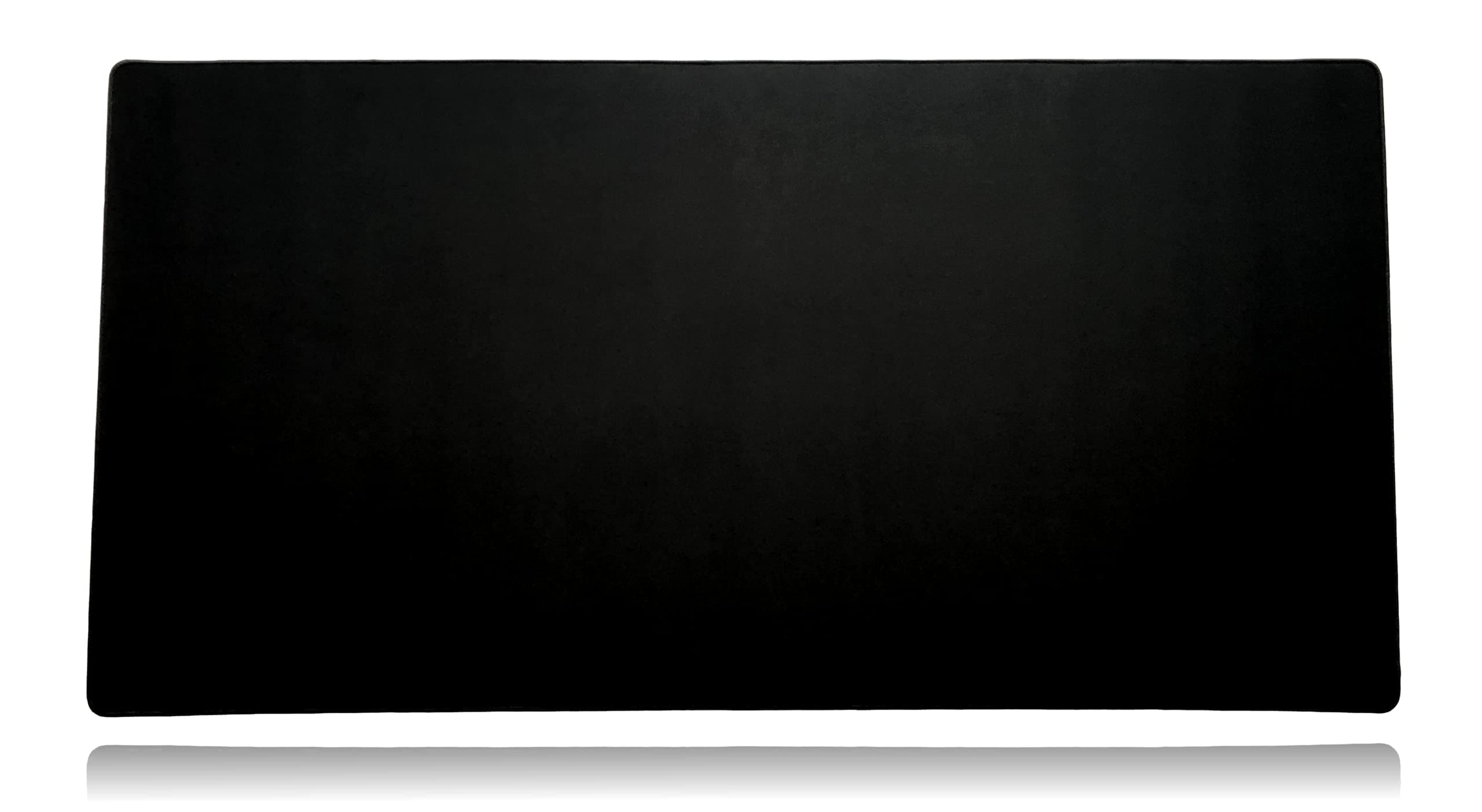 Mega Size Gaming Mouse Pad - Anti Slip Rubber Base - Stitched Edges - Large Desk Mat - 48" x 24" x 0.16" (Mega, All Black/No Logo)