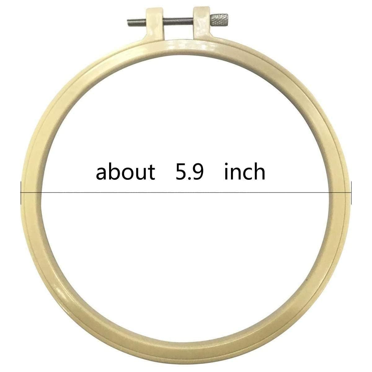 Maydear Stamped Embroidery Kit for Beginners - Starry Sky Pattern, Including Hoop, Color Threads and Scissors