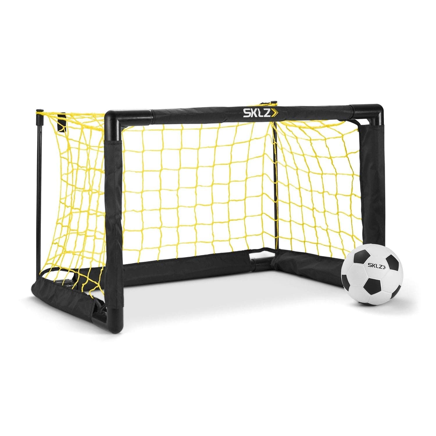 SKLZ Pro mini Goal, Includes 5" Soft Ball, Easy to Assemble Frame