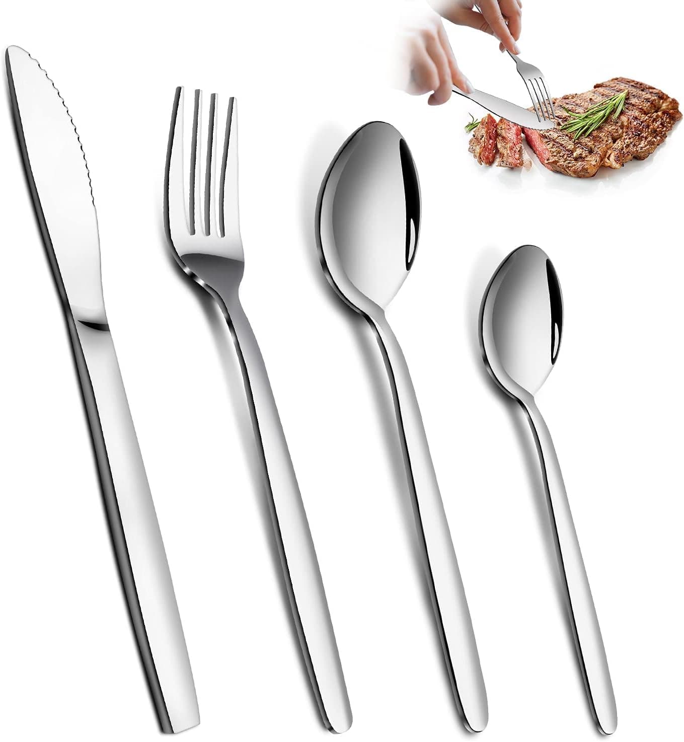 Silver Cutlery Set 32 Piece