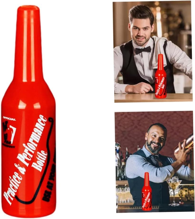 Bartender Practice & Performance Bottle, Color- Red