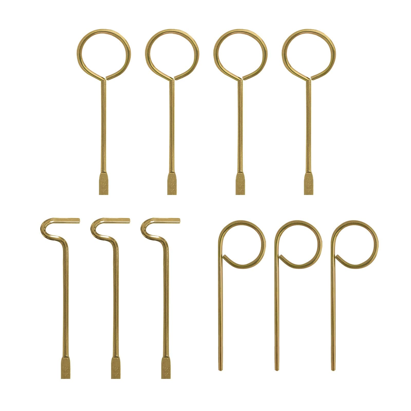 Interior Door Key for Bathroom Bedroom, Emergency Key for Replacement - Set of 10