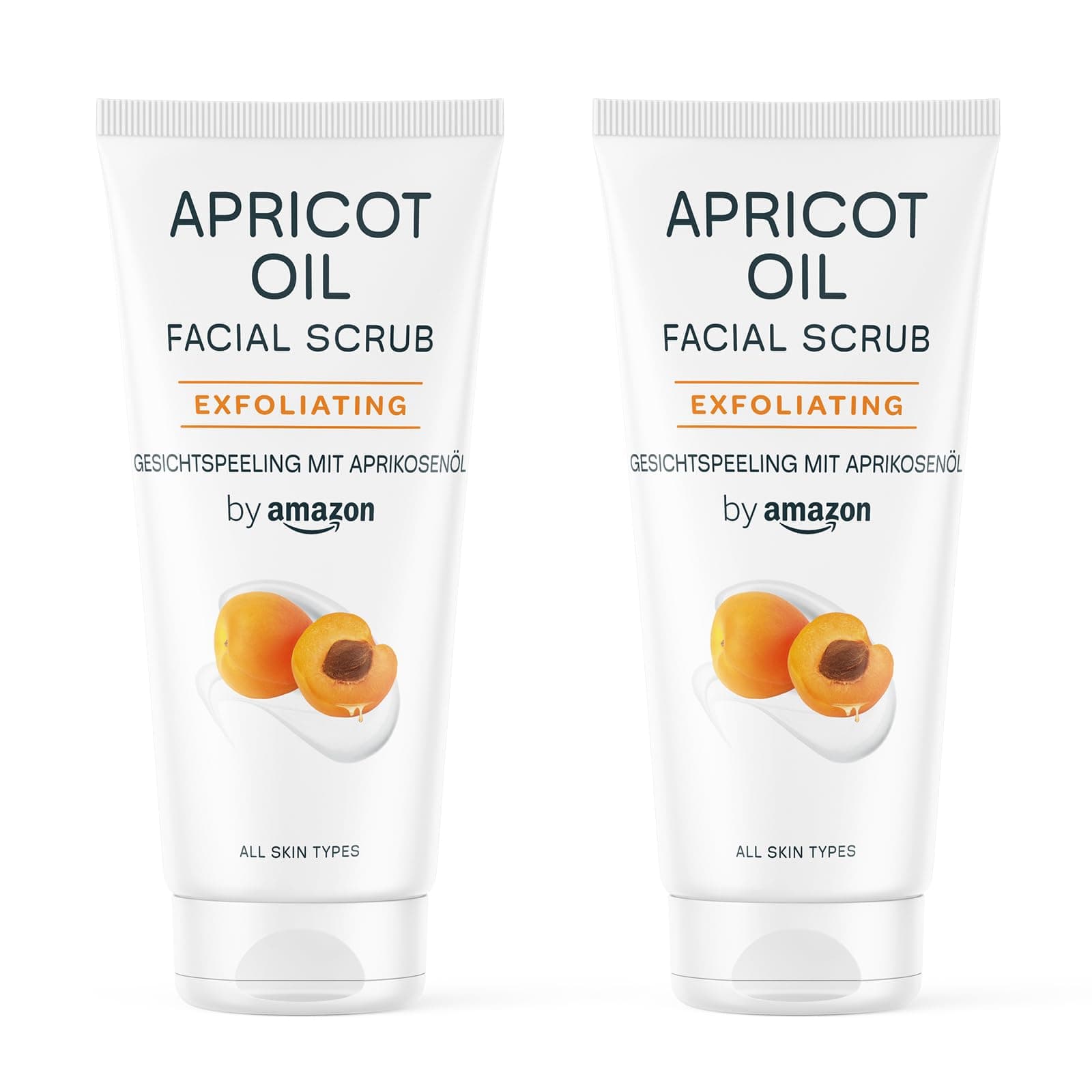 by Amazon Apricot face scrub, 2x100ml