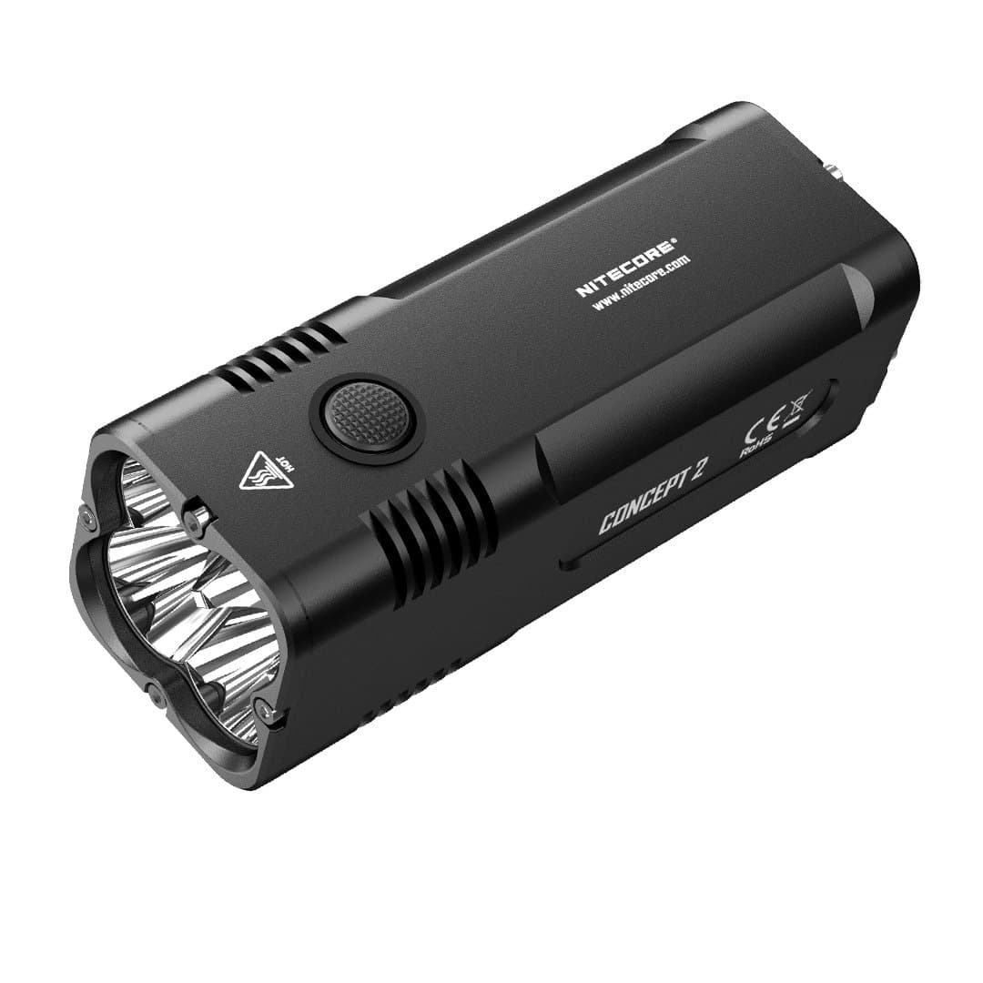 NITECORE Concept 2 6500 Lumen Compact Rechargeable Light, Black