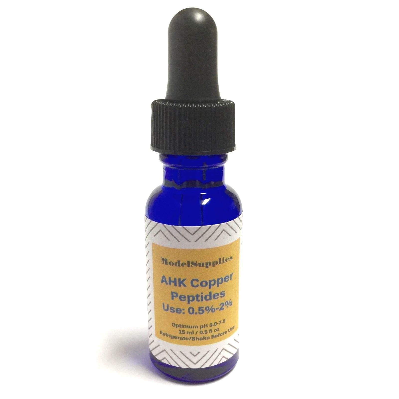 DIY Copper Peptide Solution AHK-Cu 15 ml fluid CP 100% Ingredient for DIY Scalp HAIR Rejuvenate Perfection Hair Nails Cell Turnover Biology Mineral Peptides See Model Supplies for Skin