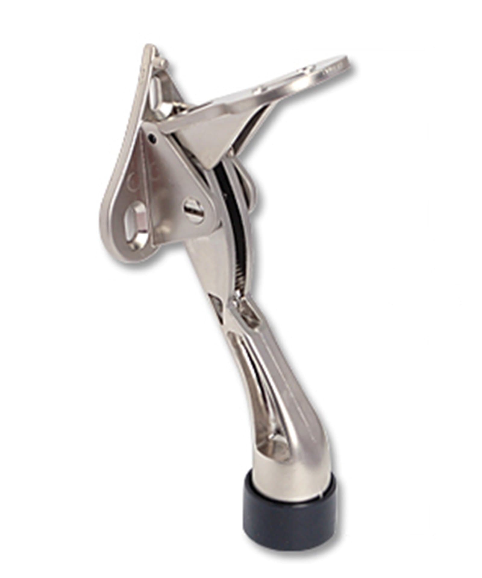 Only Foot Easy-step Kick Down Door Stop,stopper ,No Need to Use Your Hands,premium Quality, Height-adjustable Rubber Foot,5.5" (1 Pcs)