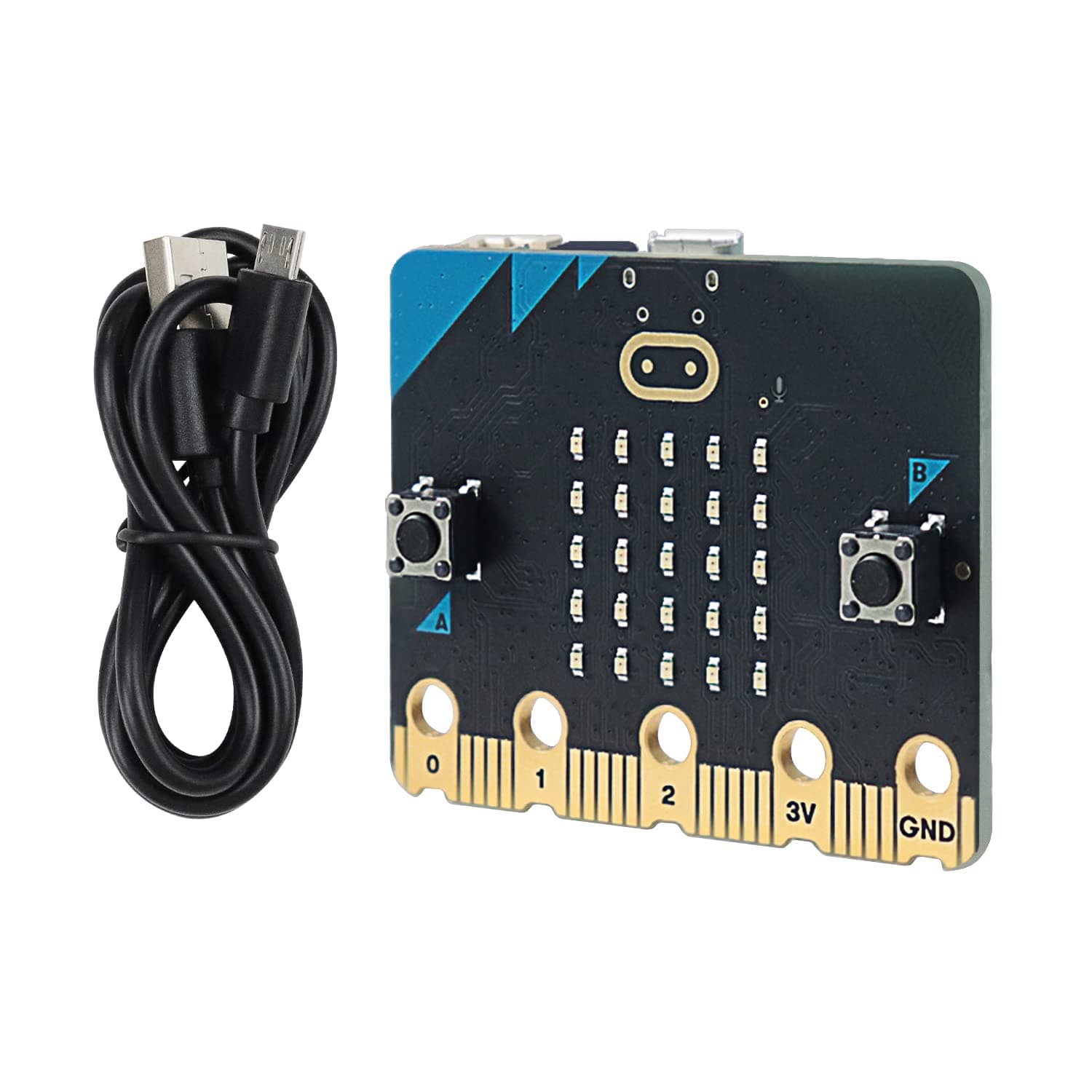 Freenove BBC Micro:bit V2 Development Board, Blocks and Python Code, Detailed Tutorial, Example Projects