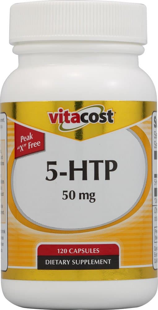 Vitacost 5-HTP - 50 mg - 120 Capsules