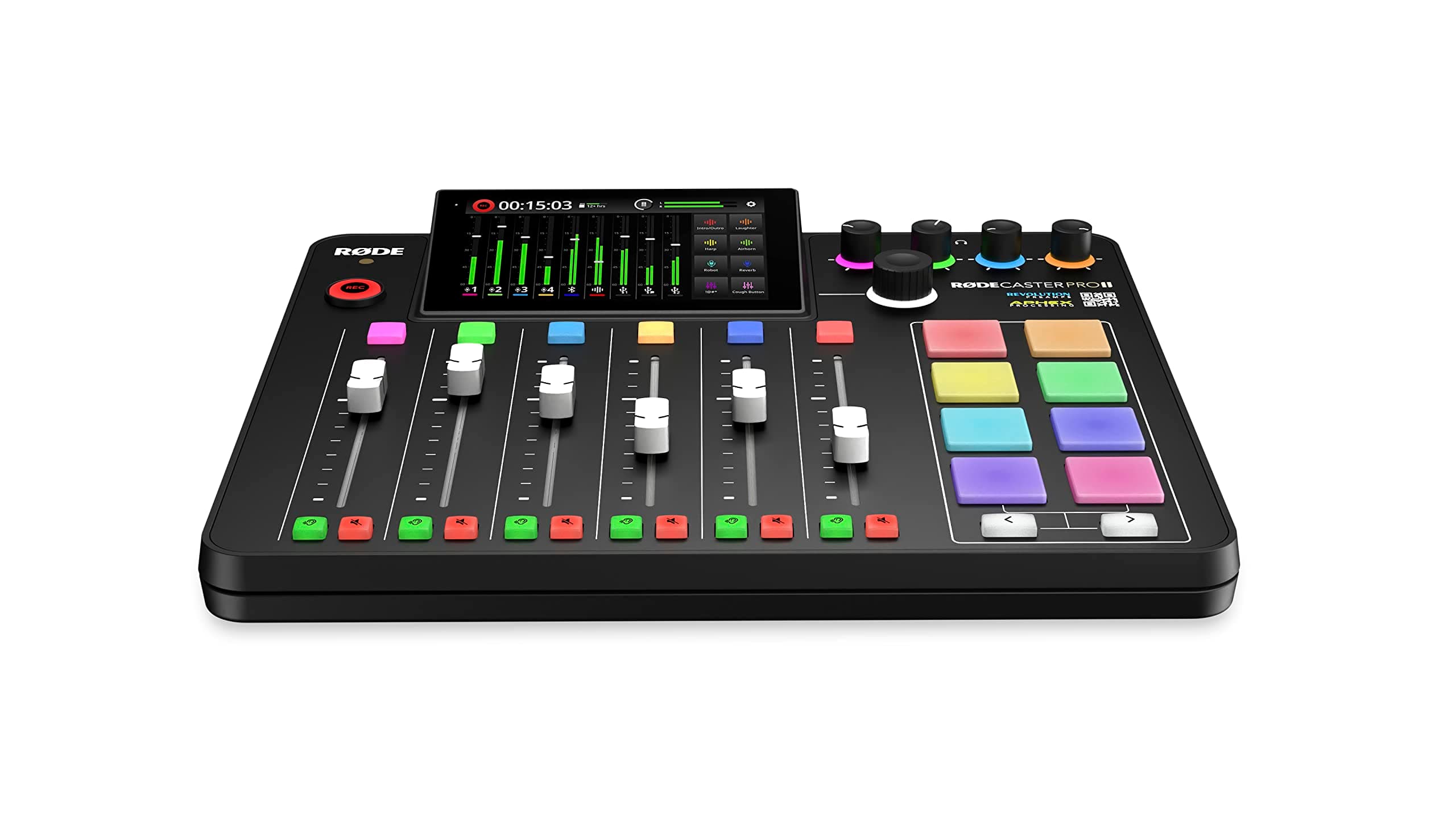 Rode Caster Pro Ii Podcast Production Console Bluetooth, USB, Black