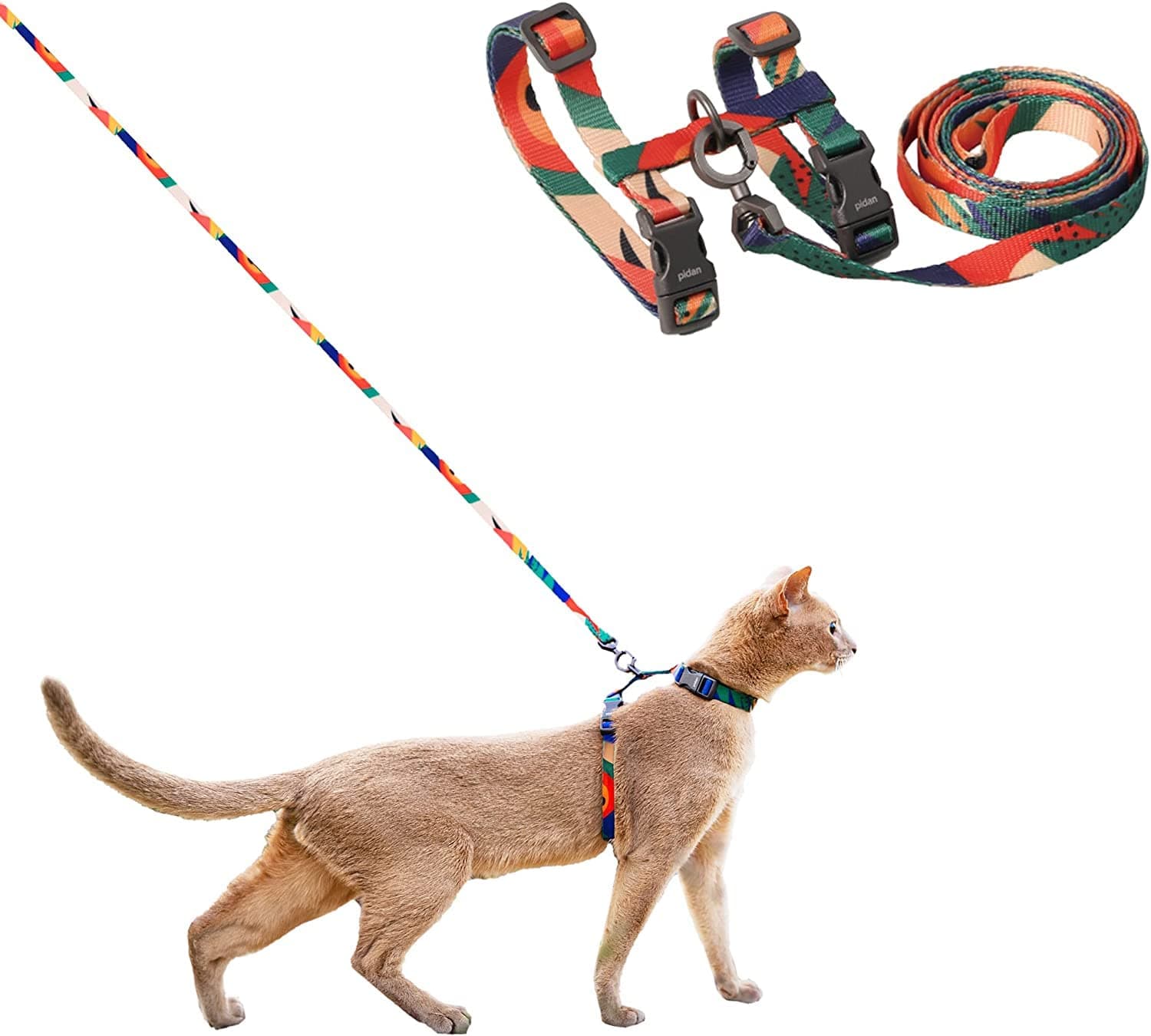 pidan Cat Harness and Leash Set, Cats Escape Proof - Adjustable Kitten Harnes...