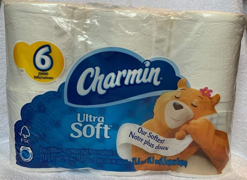 Charmin Ultra Soft Bathroom Tissue 6 Jumbo Rolls