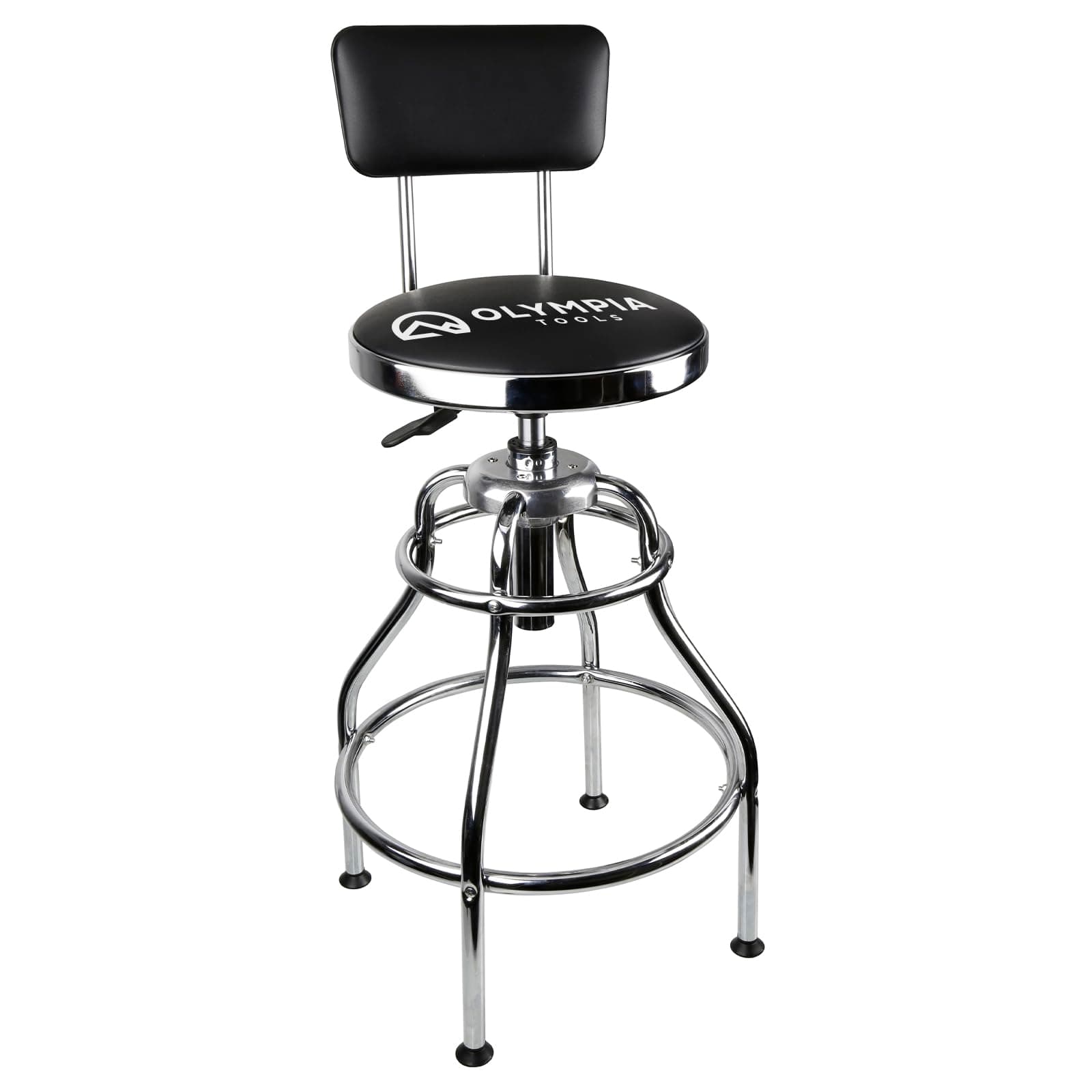 82-738 Adjustable Hydraulic Work Stool, Black
