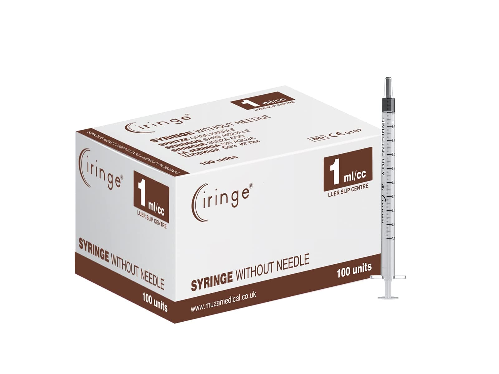 1 ml Syringe - Pack of 100