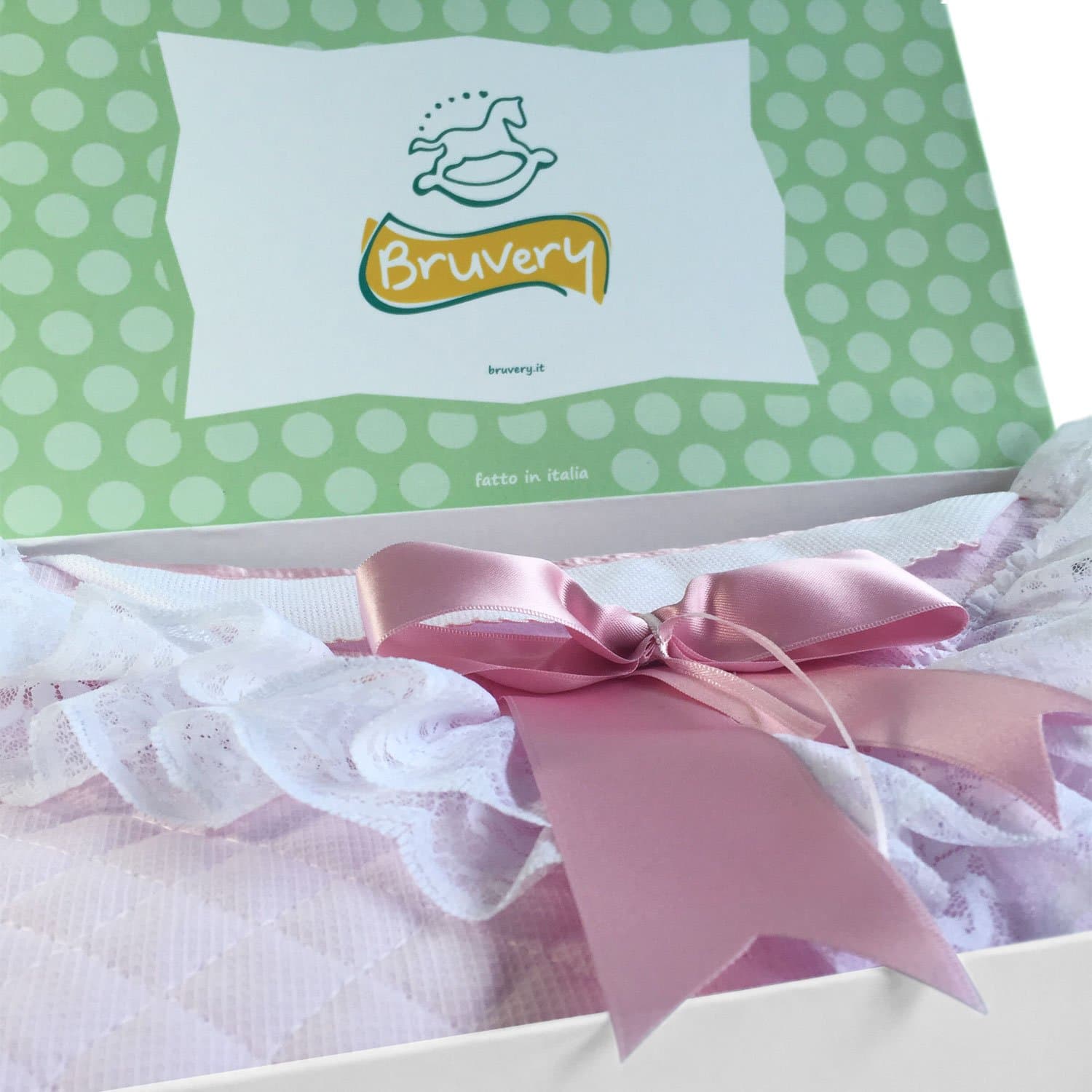 Envelope First Changing, Strip for the first at Birth, Baby Changing Bag with Embroidery in Aida for the name – handmade in Italy