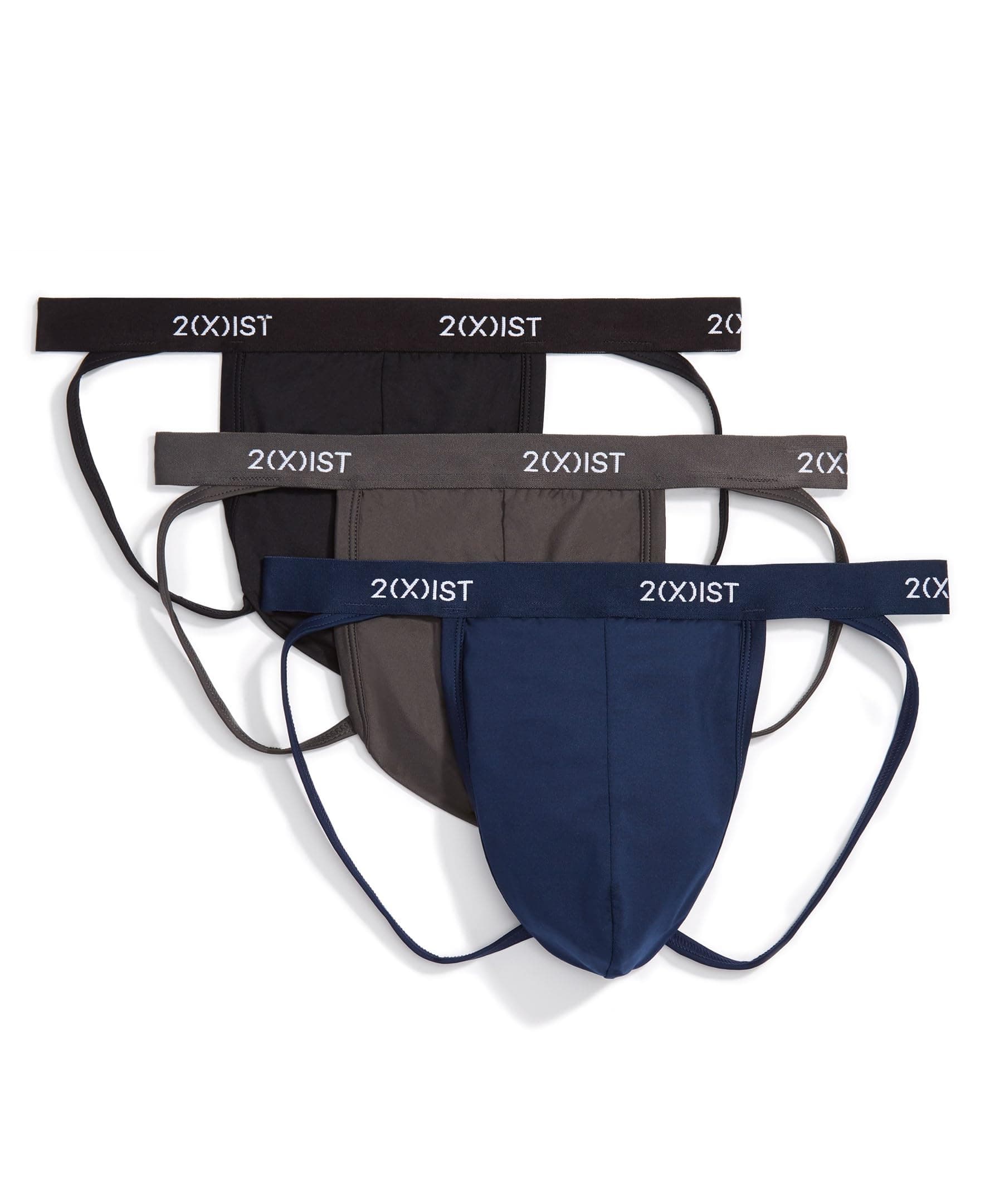 2(X)IST Men's Micro Speed Dri Jock Strap 3-pack Jock Strap (pack of 3)