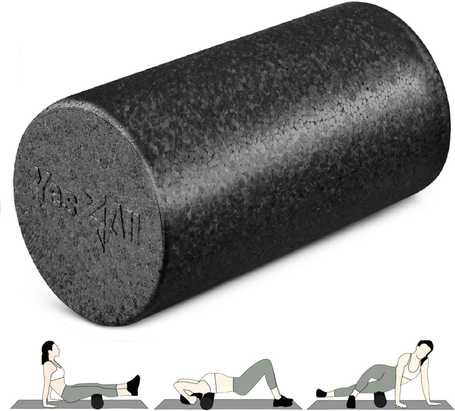 β High-Density EPP Round Back Roller Foam, Exercise Foam Roller for Yoga, Pilates & Stretching - 30, 45, 60, 90 cm