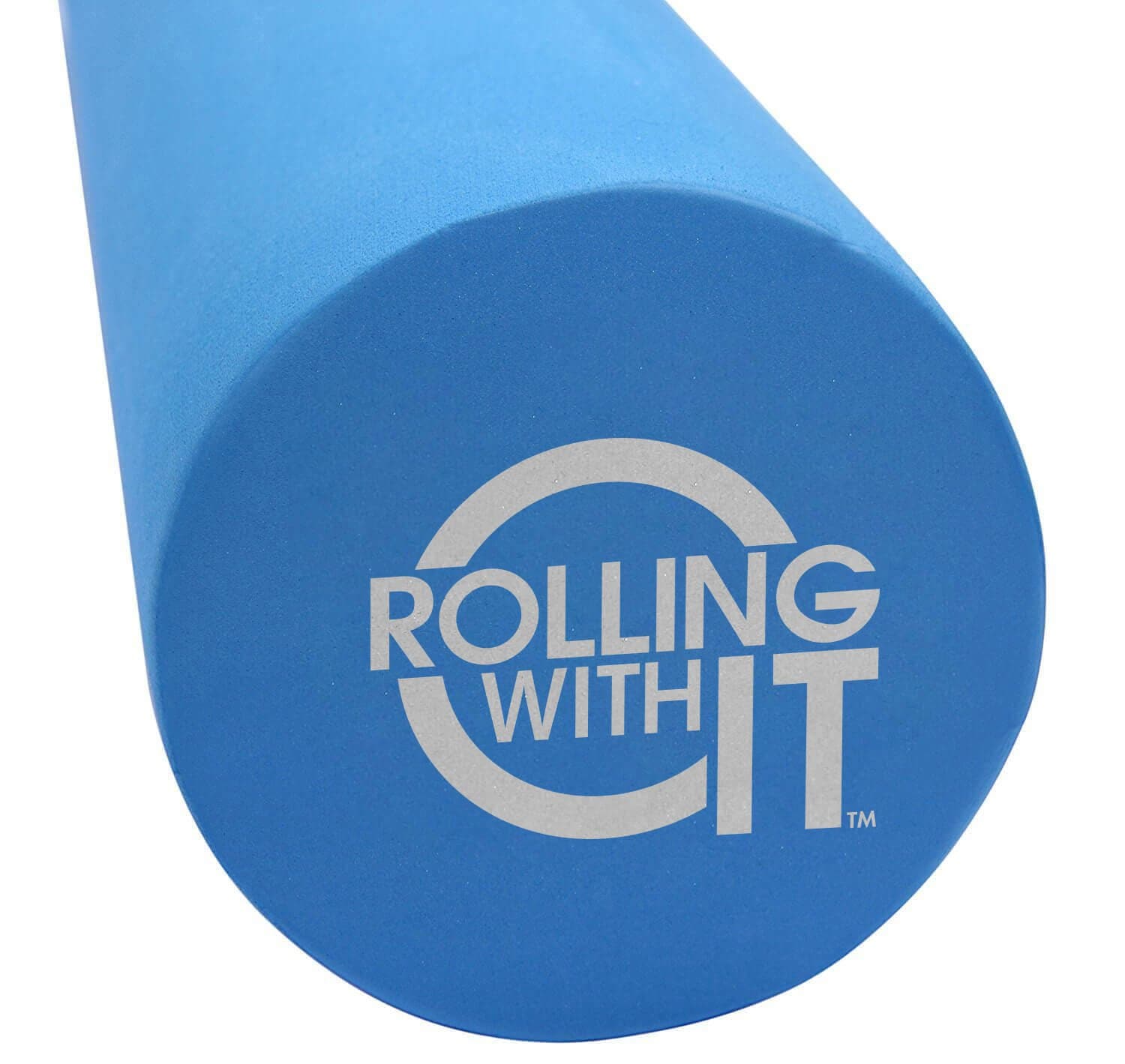 Rolling With It Foam Roller with High Density for Physical Therapy, Muscle Roller for Exercise and Muscle Recovery, Eco-Friendly Back Roller, Firm and Smooth Surface Massage Roller, Select Your Size