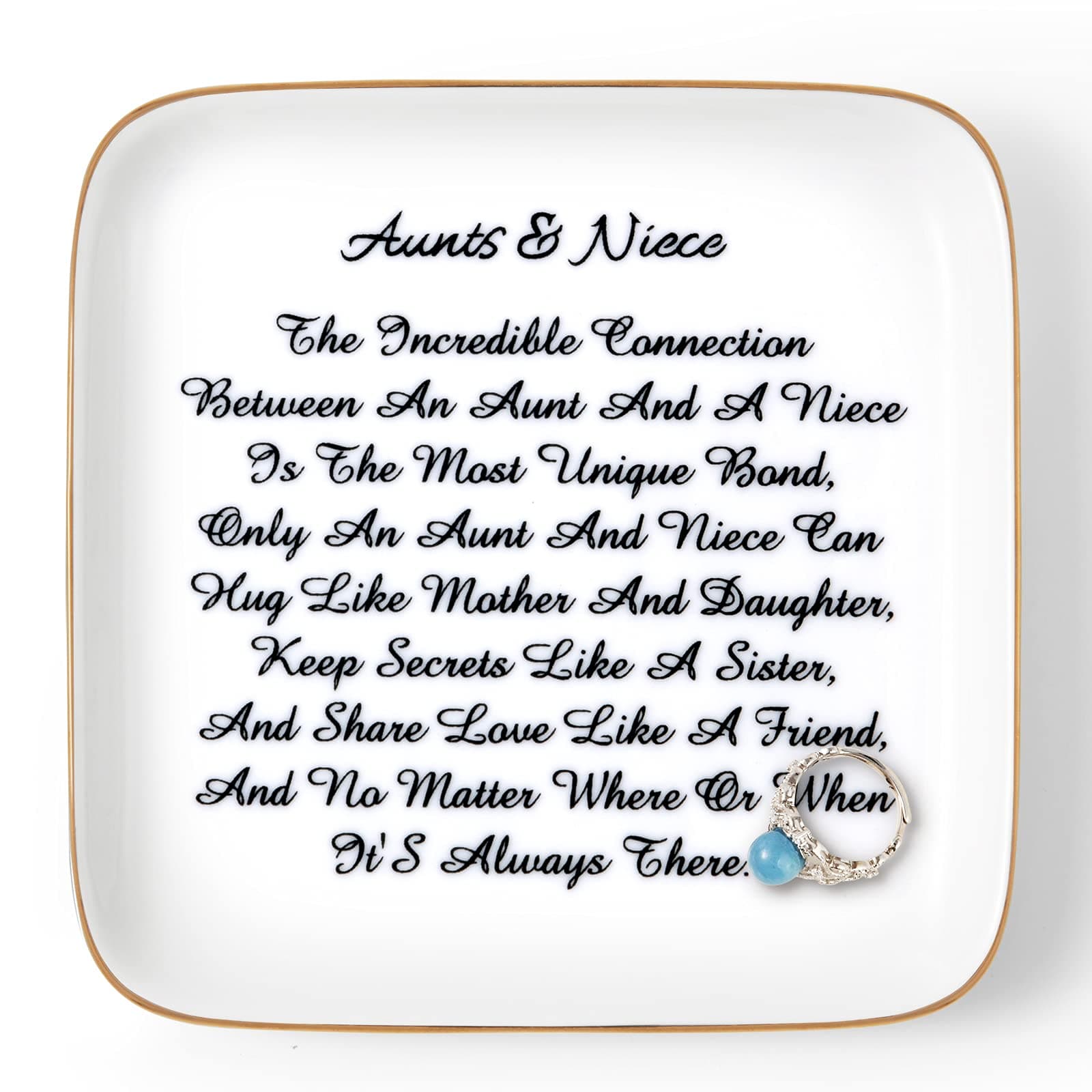 Aunt & Niece Ring Dish