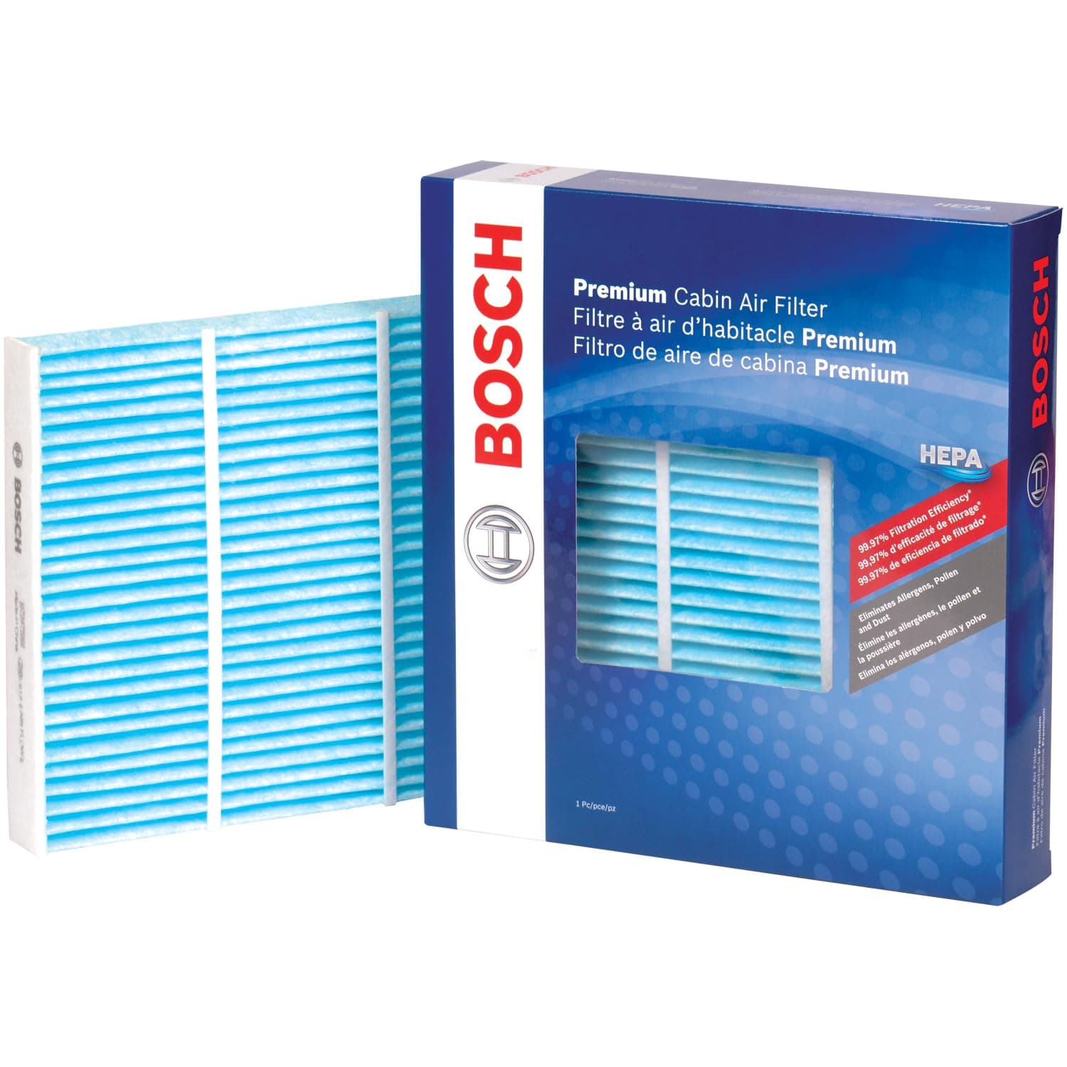 BOSCH 6040C HEPA Cabin Air Filter - Compatible with Select Dodge Durango; Jeep Grand Cherokee, Grand Cherokee WK