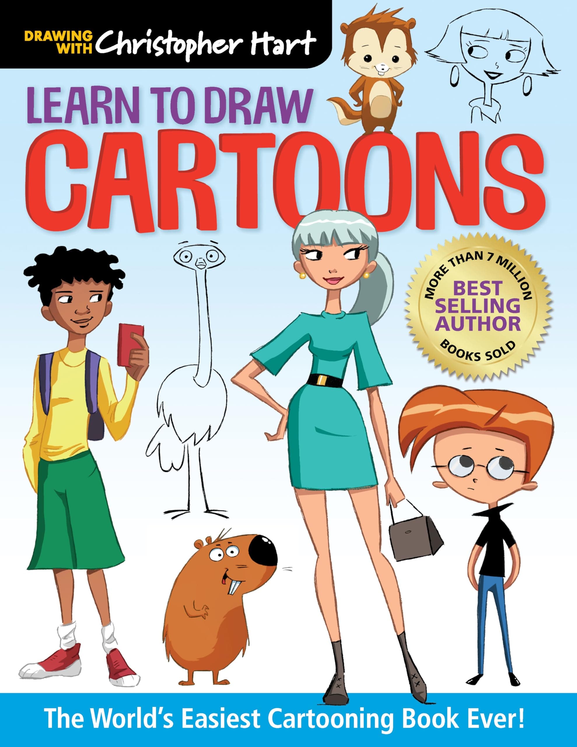 Learn to Draw Cartoons Paperback – Illustrated, 1 January 2019
