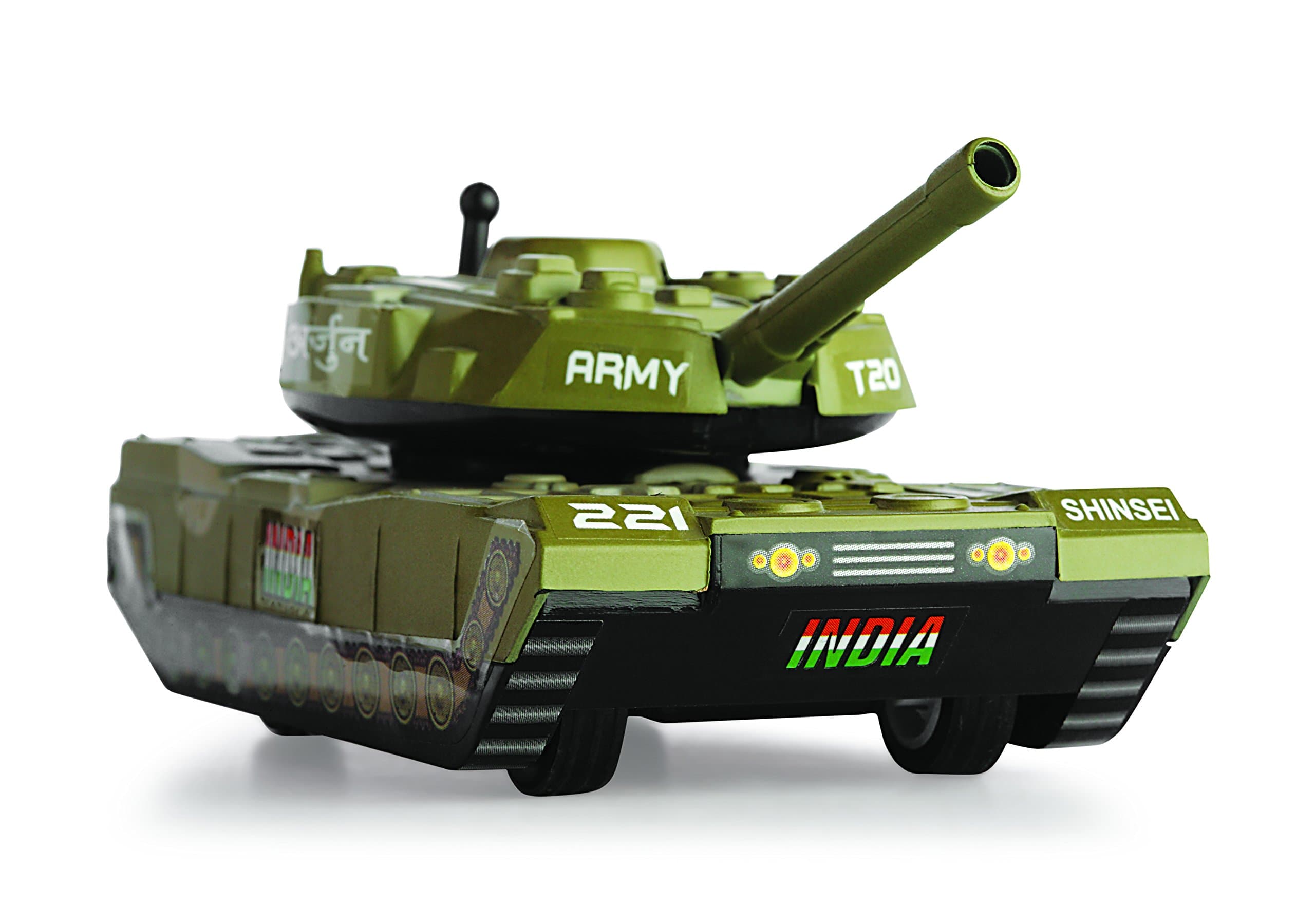 Pull Back Battle Tank | Army Tank | Miniature Scaled Models Assorted, Multicolor