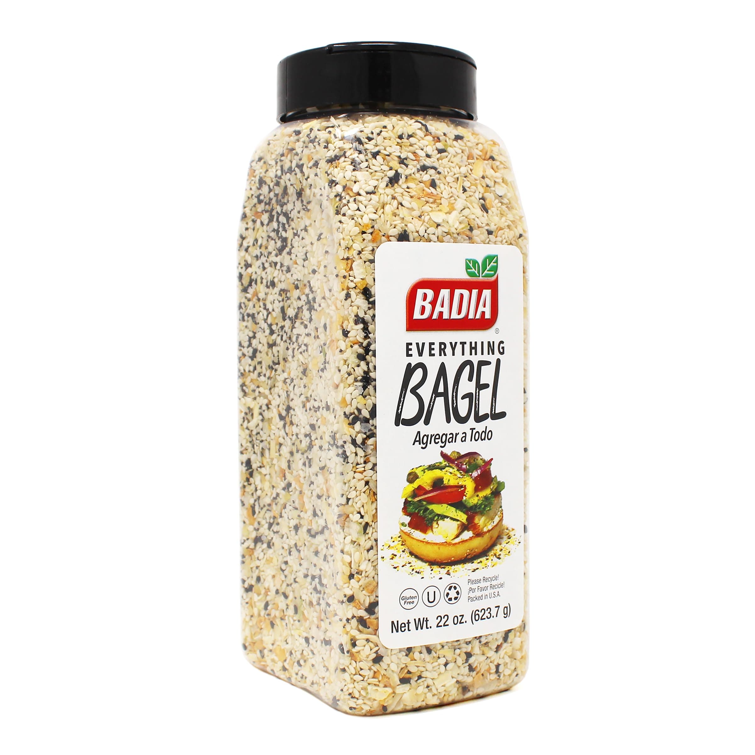 Badia Everything Bagel Seasoning Blend, 22 oz - Sesame Seed, Poppy Seed, Garlic, Onion and Salt