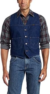 Wrangler Men's Unlined Denim Vest