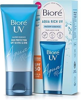 Biore UV Aqua Rich Water Essence Sunscreen SPF 50, 50ml