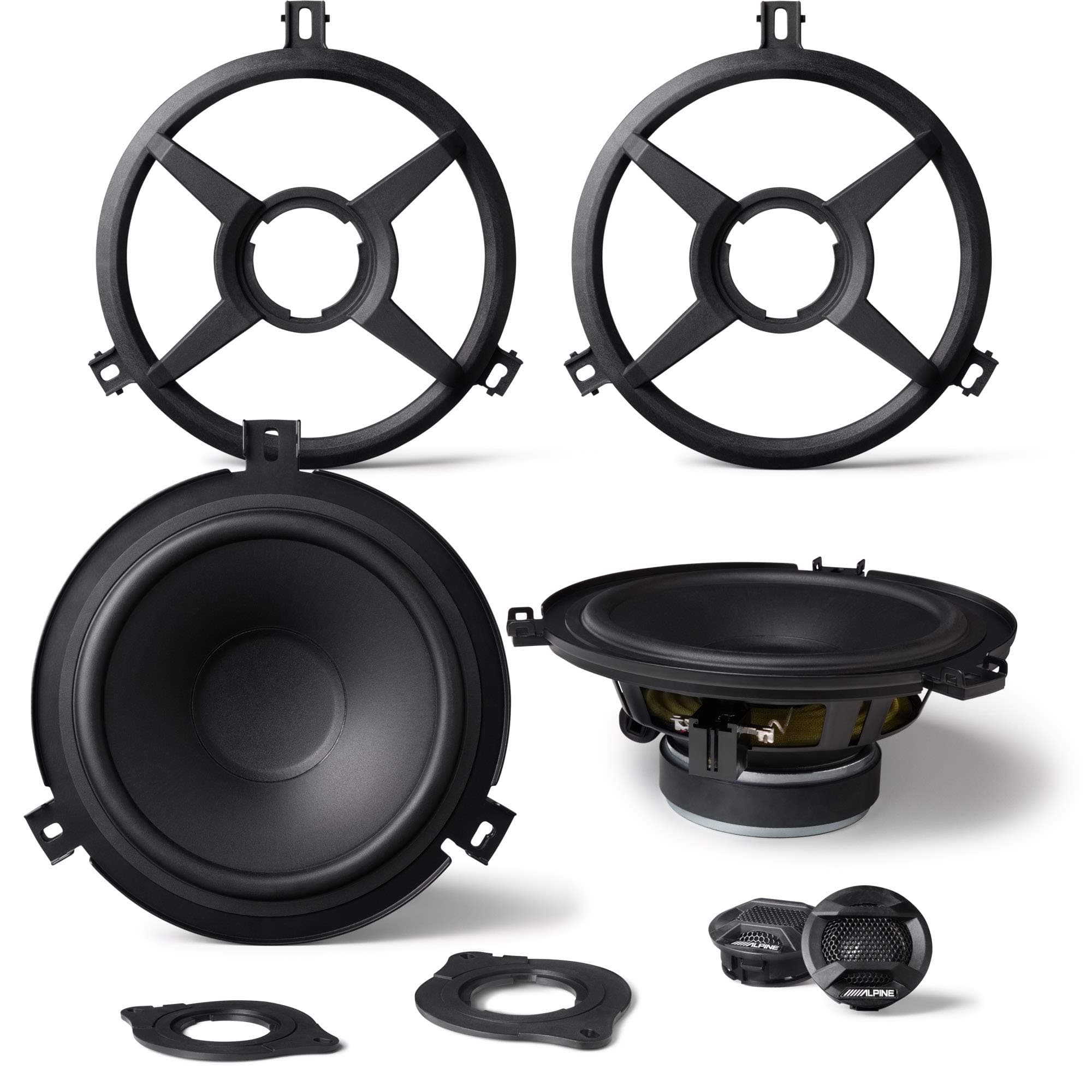 Alpine SPV-65X-WRA 2-Way Weather Resistant Speaker System for 2007-2018 Jeep® Wrangler JK