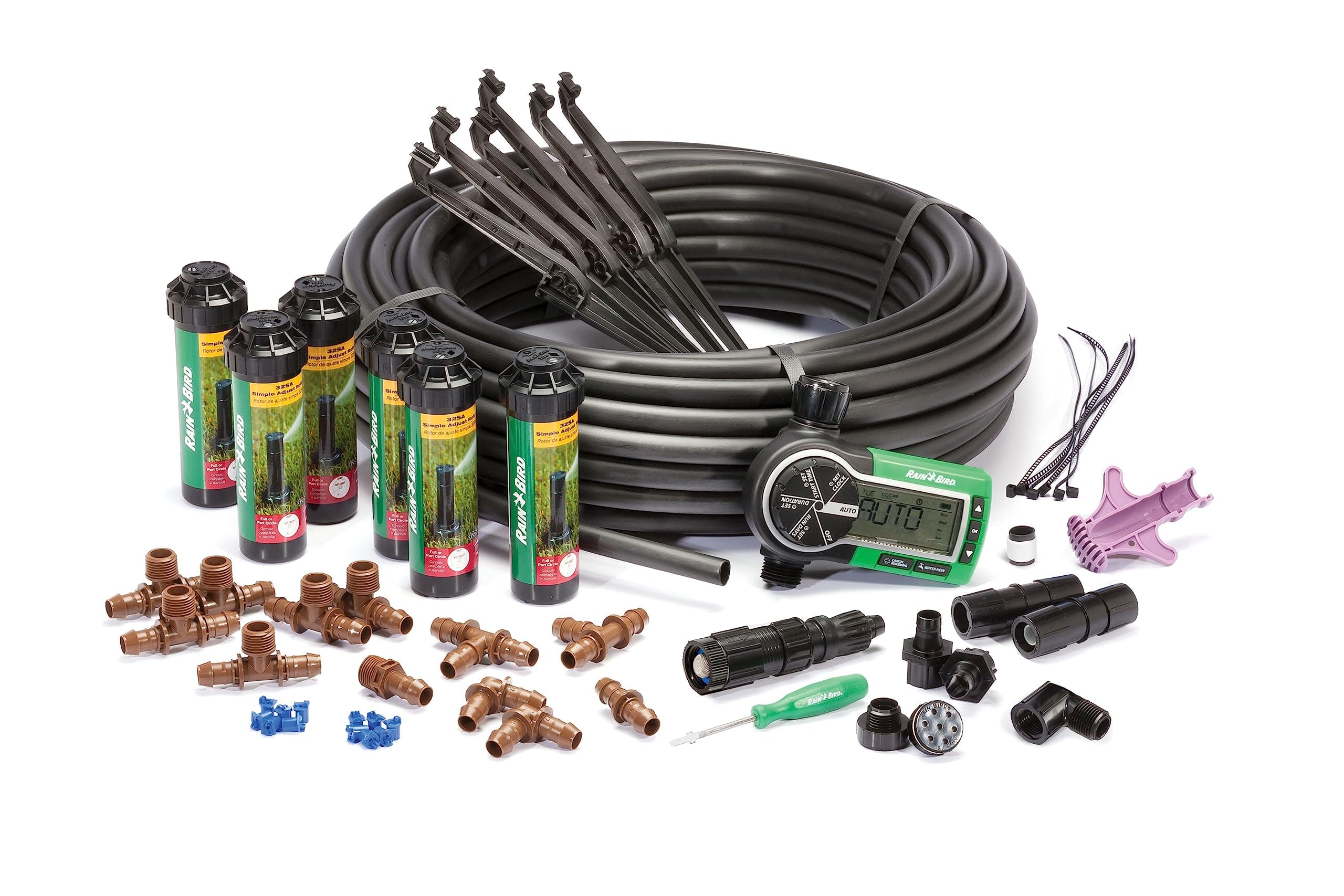 Rain Bird 32ETI DIY Self Install In-Ground Automatic Sprinkler System Kit