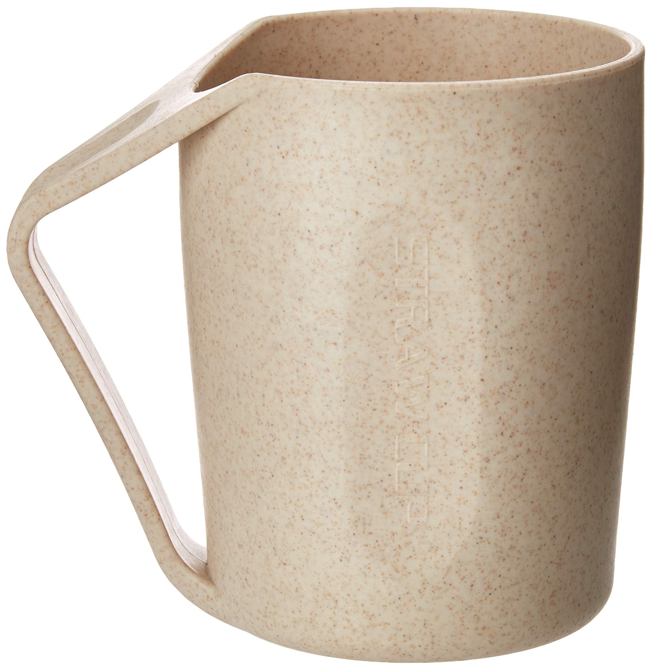 Biodegradable Plastic Coffee Mugs Eco-friendly Wheat Straw Lightweight Cup Tumbler for Tea, Water, Coffee, Milk (6 Cups)