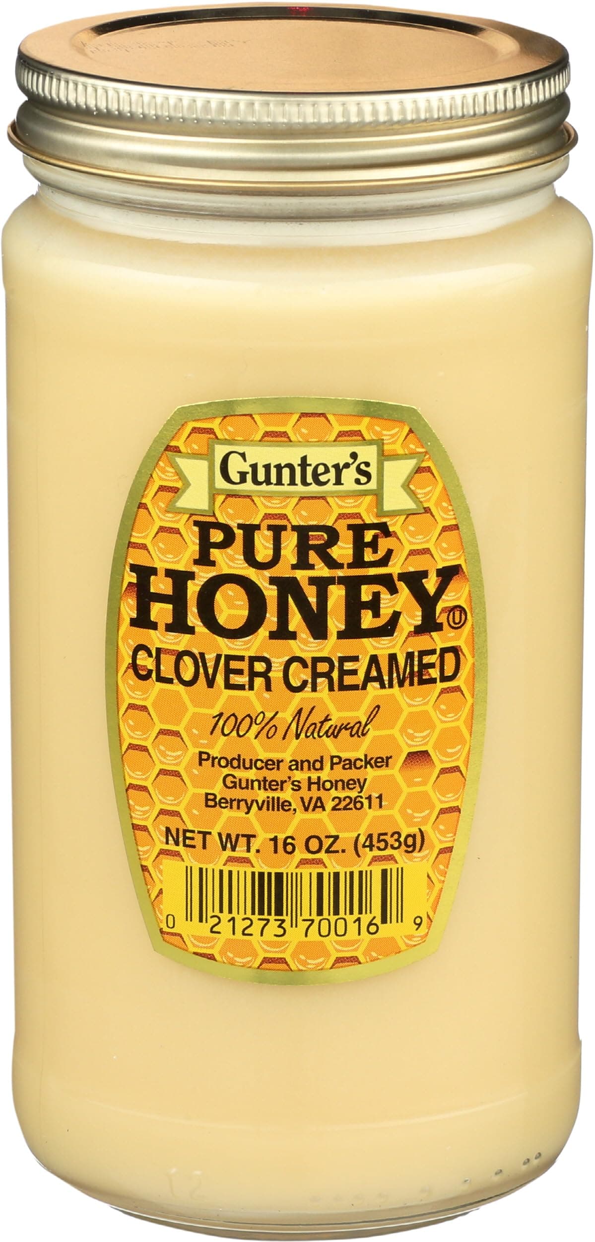 Gunter Cream Honey, 16 oz